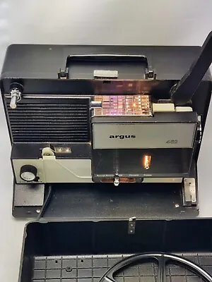 Argus Showmaster 462 8mm Portable Movie Projector WORKS! • $30