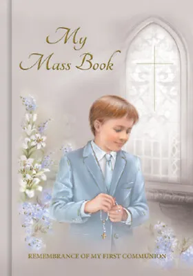 Boys First Holy Communion Mass Book  - Hard Back - 1st Religious Gift • £5.50