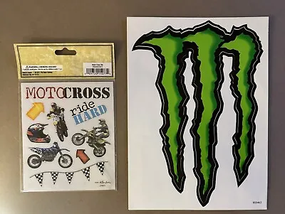 Official Monster Energy Sticker Decal Logo 3x4 Motocross Stickers • $5.50