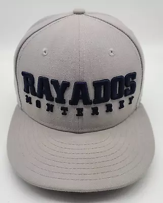 Rayados De Monterrey Futbol Club Gray New Era 59Fifty Fitted Size 7 1/2 Hat Cap • $19.99