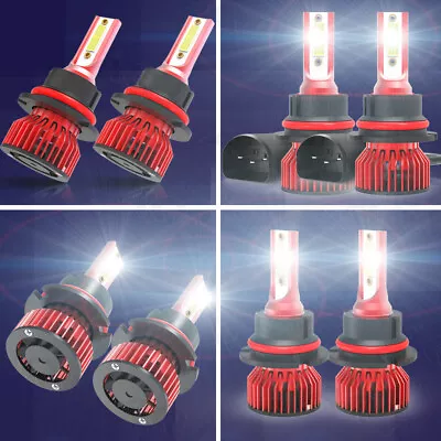 2x 9007/HB5 LED Headlight Bulbs Kit 6500K White High Low Beam Light Super Bright • $19.47