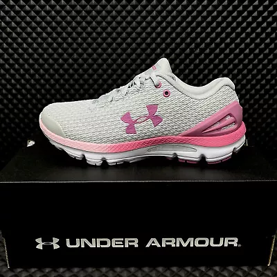 Under Armour Charged Gemini 2020 Women Size 8.5 Sneaker Running Shoes Gray #100 • $59.95