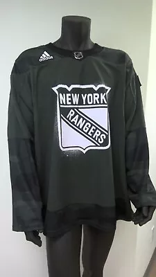 New York Rangers NHL Military Salute Jersey Adidas Camo Size 56 NEW • $124.99