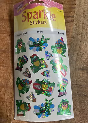 NOS Vintage Trend Hologram Fun With Croak Frog T-63013 Stickers 1998 NEW • $14.99