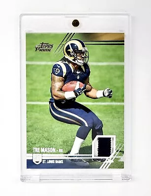 MINT RC PRIME JERSEY PATCH 2014 Topps Tre Mason AUBURN TIGERS ST. LOUIS RAMS  • $3.95