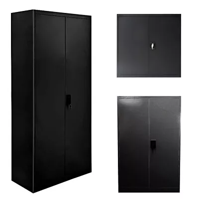 Filing Cabinet Office Metal Storage Lockers 3/4/5 Tiers Home Storage Cupboard • £109.99