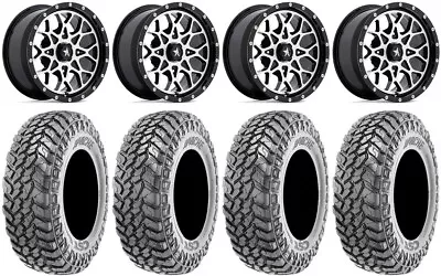 MSA Portal 15  Wheels Machined 30  Apache Tires Can-Am Defender • $1551.60