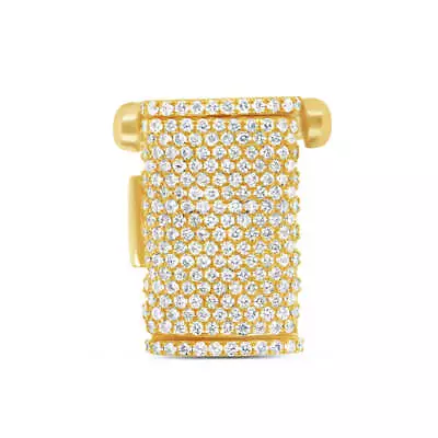 Lock - Yellow Gold Diamond Pendant | 1.68CTW | 14K | 14MM • $4807