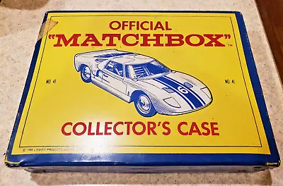 Matchbox Collectors Case No.41 With Assortment Of 1960's Cars Lesney • $275