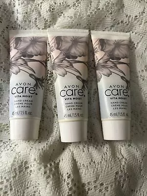Avon ~ Purse/travel Size Hand Cream ~ Lot Of 3 ~ Vita Moist ~  • $15.50