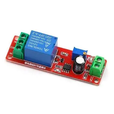 NE555 DC12V Adjustable Time Delay Relay Timer Switch Module Shield 0~10S • £3.55