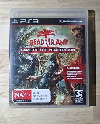 Dead Island GOTY Game Of The Year Edition PS3 Tracked PlayStation Cleaned  • $10.99