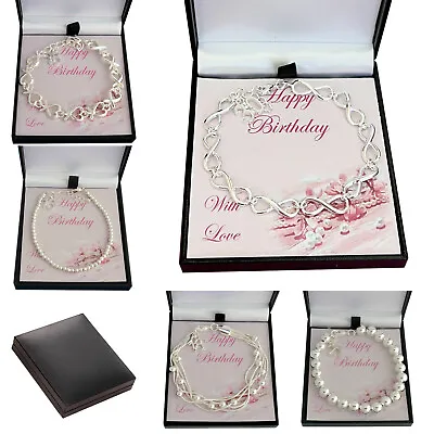 13th16th18th21st30th40th50th Birthday Gift Bracelets In Happy Birthday Box • £10.99