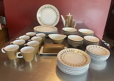 Vintage Mikasa Cera Stone Maui Dinnerware Set • $129.99