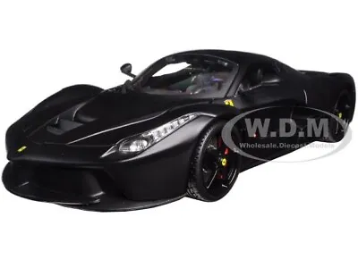 Ferrari Laferrari F70 Matt Black  Signature Series  1/18 Diecast Bburago 16901 • $66.99