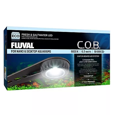 Fluval COB Nano LED Light Unit 6.5w 2.0 Aquarium Bluetooth Controlled Fish Tank • £50.69