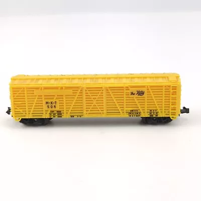 Lima N Scale Missouri Kansas Texas MKT Yellow The Katy 508 Livestock Stock Car • $11.68