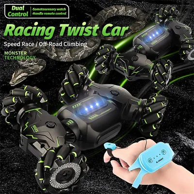 £29.99 • Buy 1:24 Stunt Car Remote Control Twist Car Gesture Sensing RC Drift Off-road Gift