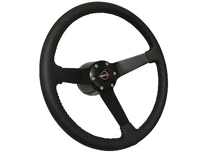 1984-89 C4 Corvette S6 Step Series GM Steering Wheel Black Kit Telescopic • $367.83