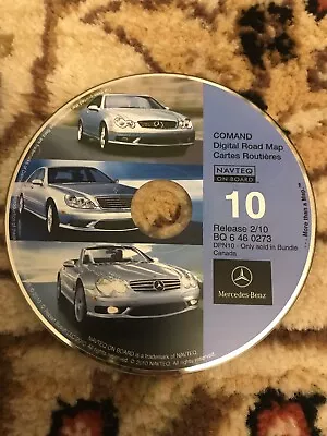 2000 - 2005  Mercedes Benz COMAND Digital Road Map Canada CD DVD # 10 • $19.99