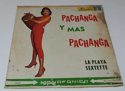 La Playa Sextette Pachanga Y Mas Pachanga Lp Vinyl Colombia Monofonico • $110
