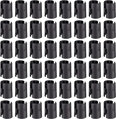 74 Packs 1 Inch Wire Shelving Shelf Lock Clips Split Sleeves Metal For Wire Shel • $13.49