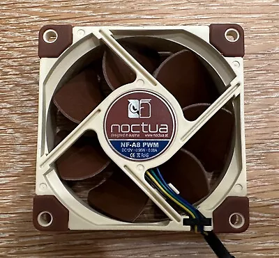 Noctua NF-A8 PWM Premium Quiet Fan 4-Pin (80mm Brown) *FREE SHIP* • $1