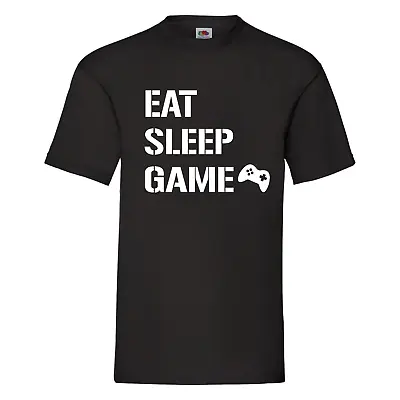 Eat Sleep Game T-Shirt - Video Game T-Shirt - Gaming Gamer Shirt Birthday • £13.99