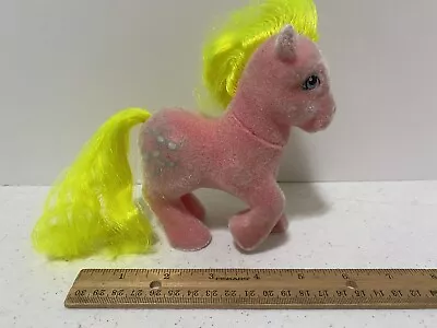 Vintage 1980's  Hasbro My Little Pony Soft Shady Pink Glasses Fuzzy • $14.20