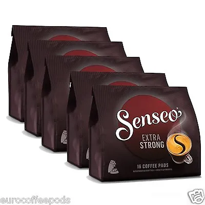 Douwe Egberts Senseo Extra Dark / Strong Coffee 18 Pods Pack Of 5 Total 90 Pads • £17.89