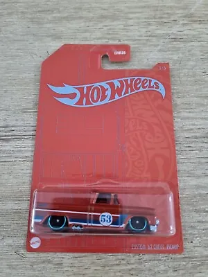 Hot Wheels - 53rd Anniversary - Orange & Blue Custom 62 Chevy Pickup 3/5 - New  • $6