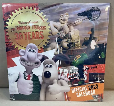 Wallace And Gromit The Wrong Trousers 30 Years 2023 Calendar New Sealed. Artwork • £19.99