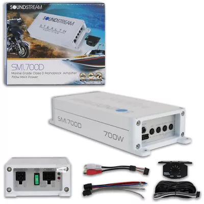 Soundstream SM1.700D  Monoblock Marine Car Motorcycle Amp Amplifier 700w Max • $134.99