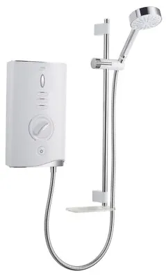 Mira Sport Max 10.8 KW With Airboost White Chrome Bathroom Electric Shower  • £289.90