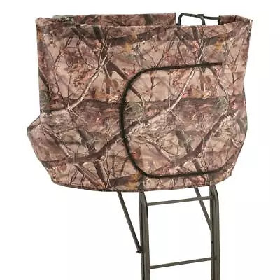 New Guide Gear 20 Ft 2-man Double Rail Ladder Tree Stand With Hunting Blind • $347.95