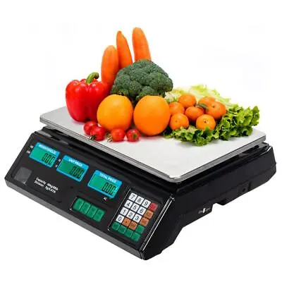 New Digital Weight Scale Price Computing Food Meat Produce Deli Market 88lb • $29.99