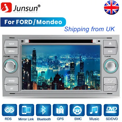 £149.99 • Buy Stereo For Ford Focus Mondeo Kuga Galaxy C/S-Max GPS DAB+ Sat Navi DVD Radio RDS