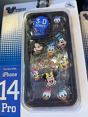 DISNEY PARKS Fab 5 Character Autograph Mickey Minnie IPHONE 14 Pro CASE New • $49.95