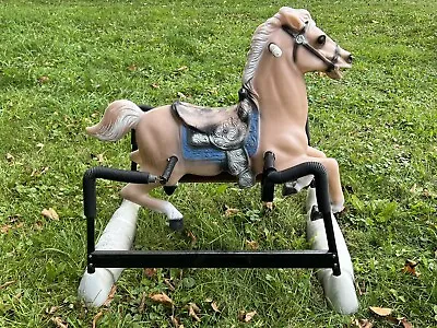 Hedstrom Vtg Childs Ride Bouncy Horse Rocking Spring 1960's Good Condition • $100