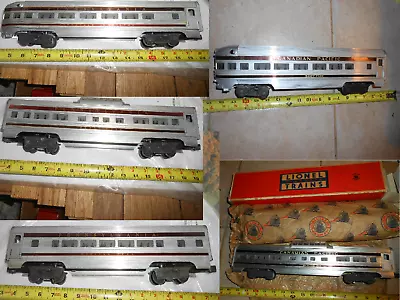 O/O-27 Lionel Aluminum Passenger Cars. Pennsy Or Canadian Pacific Buyers Choice. • $80