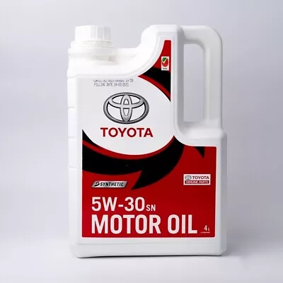 Genuine Toyota Full Synthetic Petrol Engine Oil 5W-30 SN (4L) 08880-83714 • $59.60