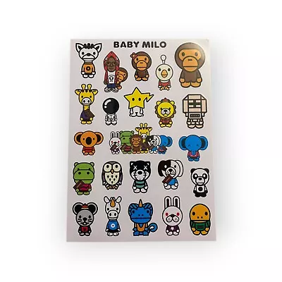 BAPE Baby Milo A4 Sticker Decal Sheet • £1.99