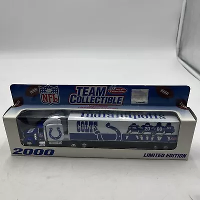 2000 Nfl Team Collectible Indianapolis Colts 1:80 Tractor Trailer - Nos! • $19.99