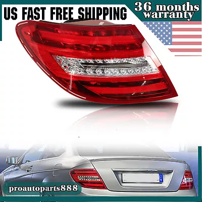 New For 11-14 Mercedes-Benz W204 C300 C250 Left Driver Side LED Tail Light Lamp • $95.76