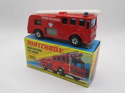 Matchbox Superfast No.35 Merryweather Fire Engine - I Box - Mint/Boxed • £30