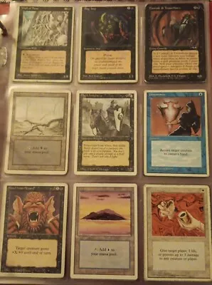 Magic The Gathering MTG Binder Collection 200+ Card Lot 1993 - 2001 • $399.99