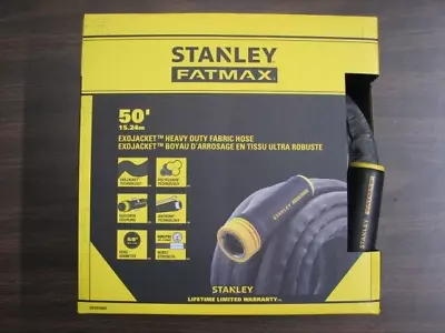 STANLEY BDS918504 5/8  X 50' FATMAX EXOJACKET FABRIC HEAVY DUTY HOSE • $39.90