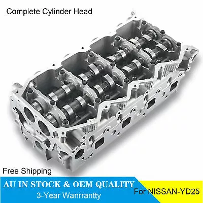 YD25  Cylinder Head For Nissan Navara D40 D22 Pathfinder R51 2.5L TD W/ Gaskets • $698