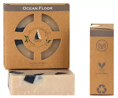 Artemis Touch Natural Artisan Bar Soap Cold Pressed 5 Oz - Ocean Floor (Amber &  • £21.22
