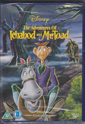 Adventures Of Ichabod & Mr Toad (Wind In The Willows + Sleepy Hollow) Disney DVD • £15.99